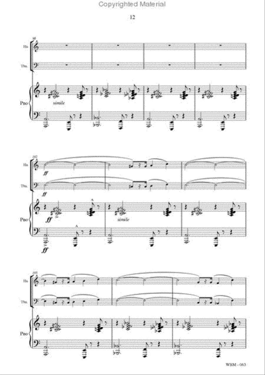 Burlesco Burlesco Horn scores gallery preview page 13