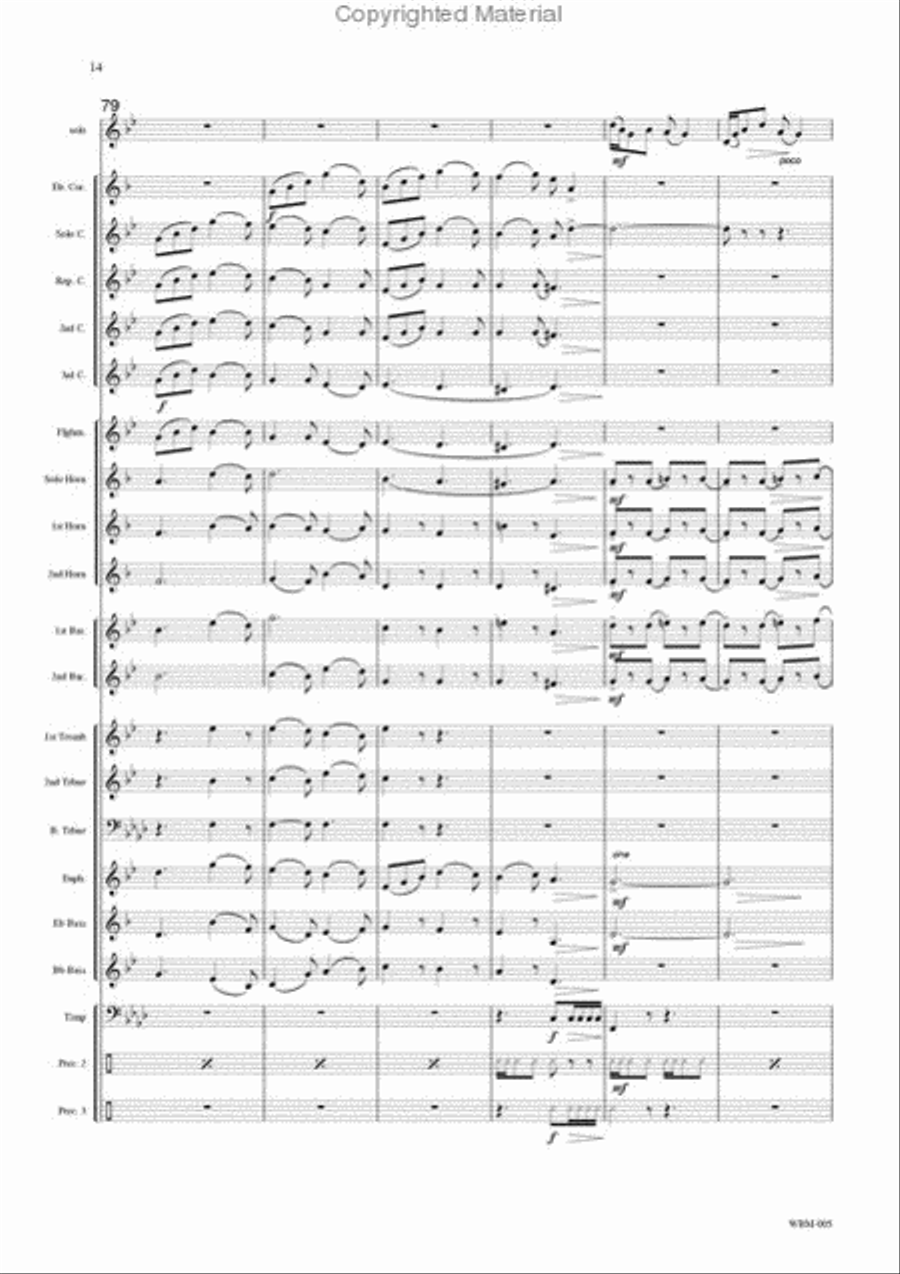 Chant du Berger Chant du Berger Cornet scores gallery preview page 15