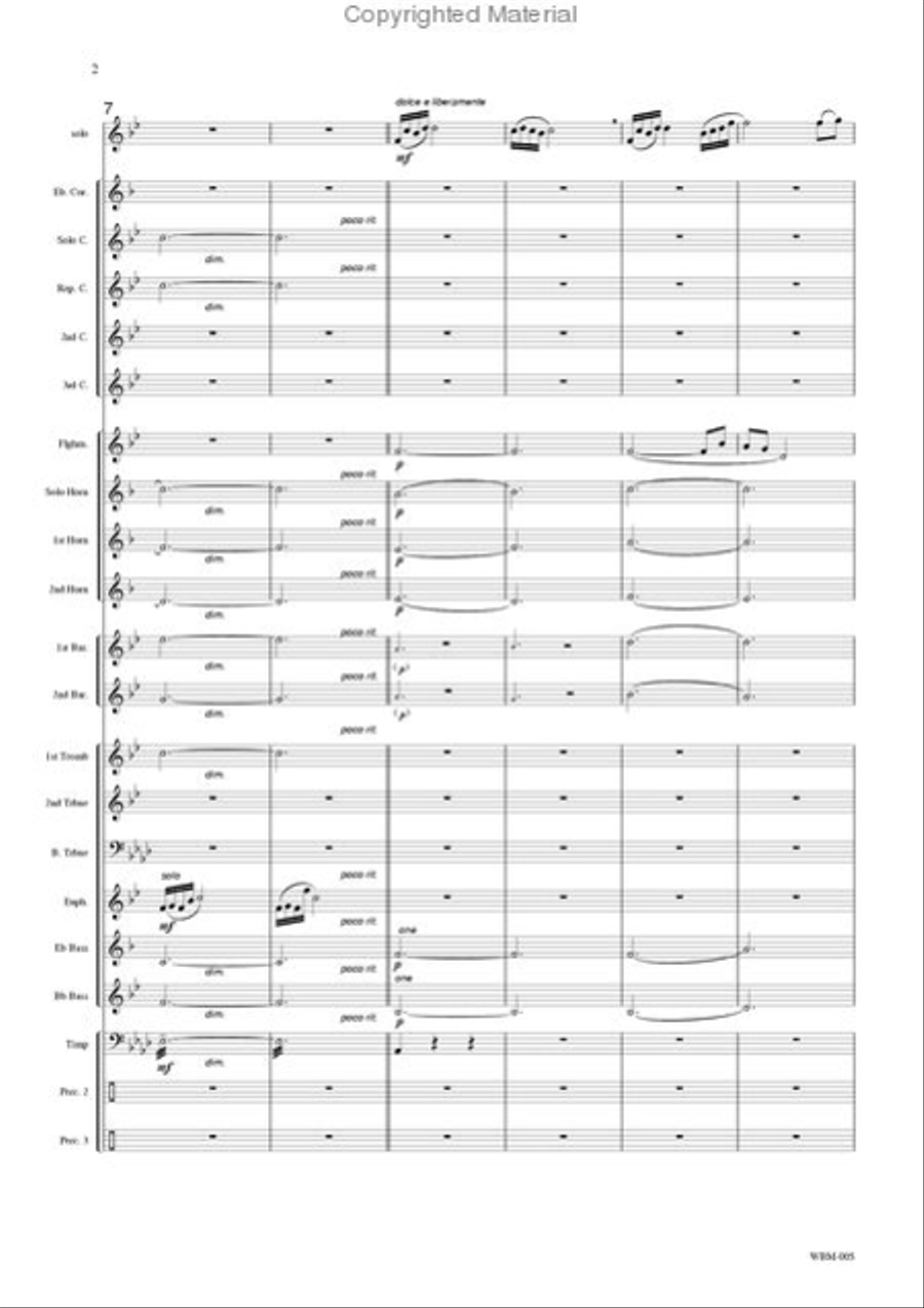 Chant du Berger Chant du Berger Cornet scores gallery preview page 3