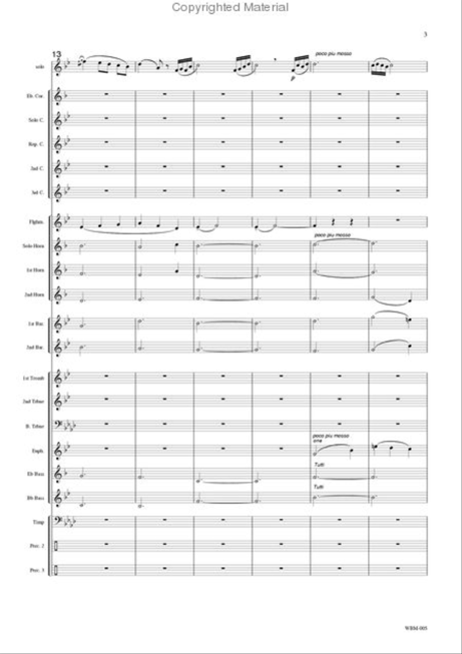 Chant du Berger Chant du Berger Cornet scores gallery preview page 4