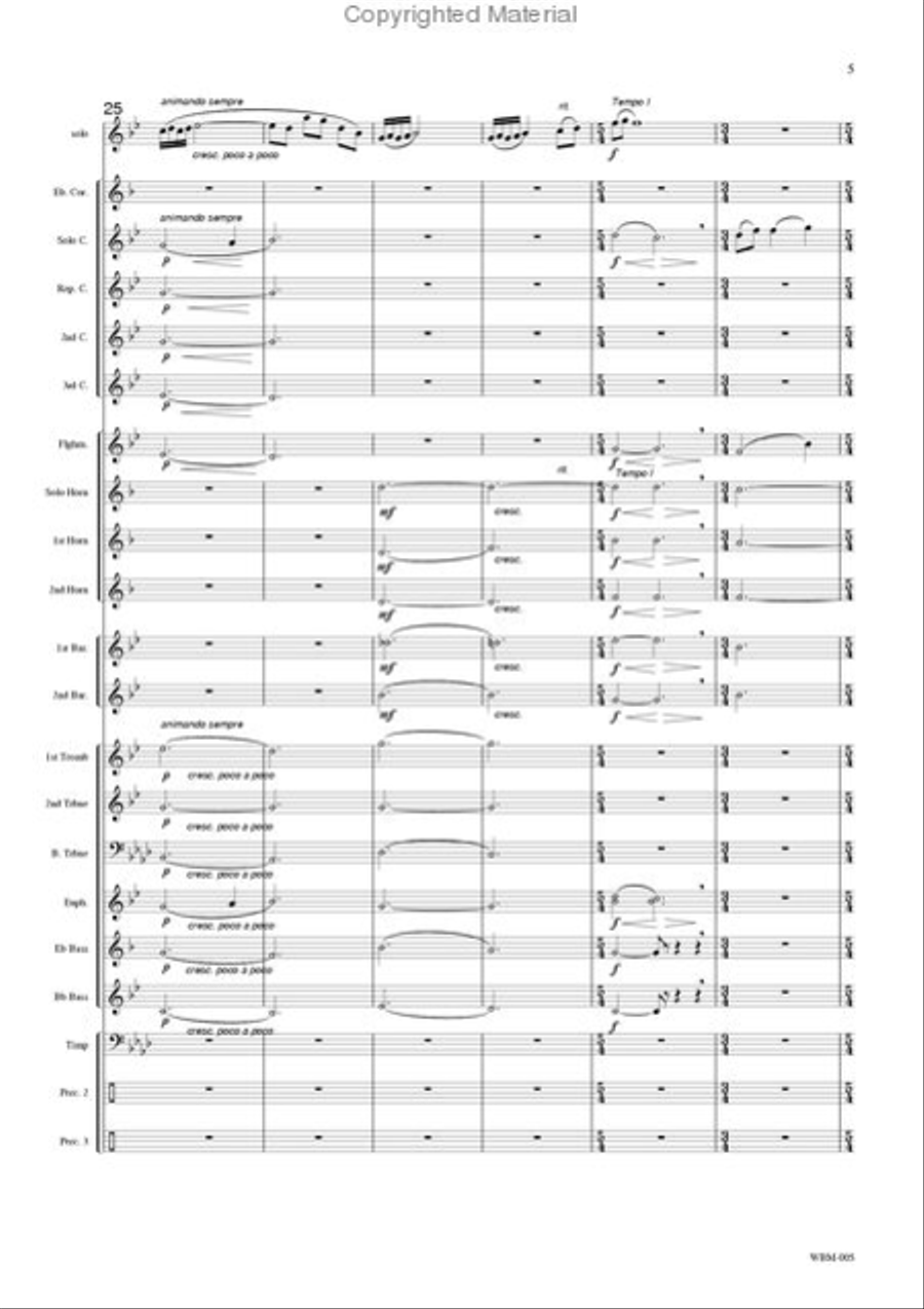Chant du Berger Chant du Berger Cornet scores gallery preview page 6