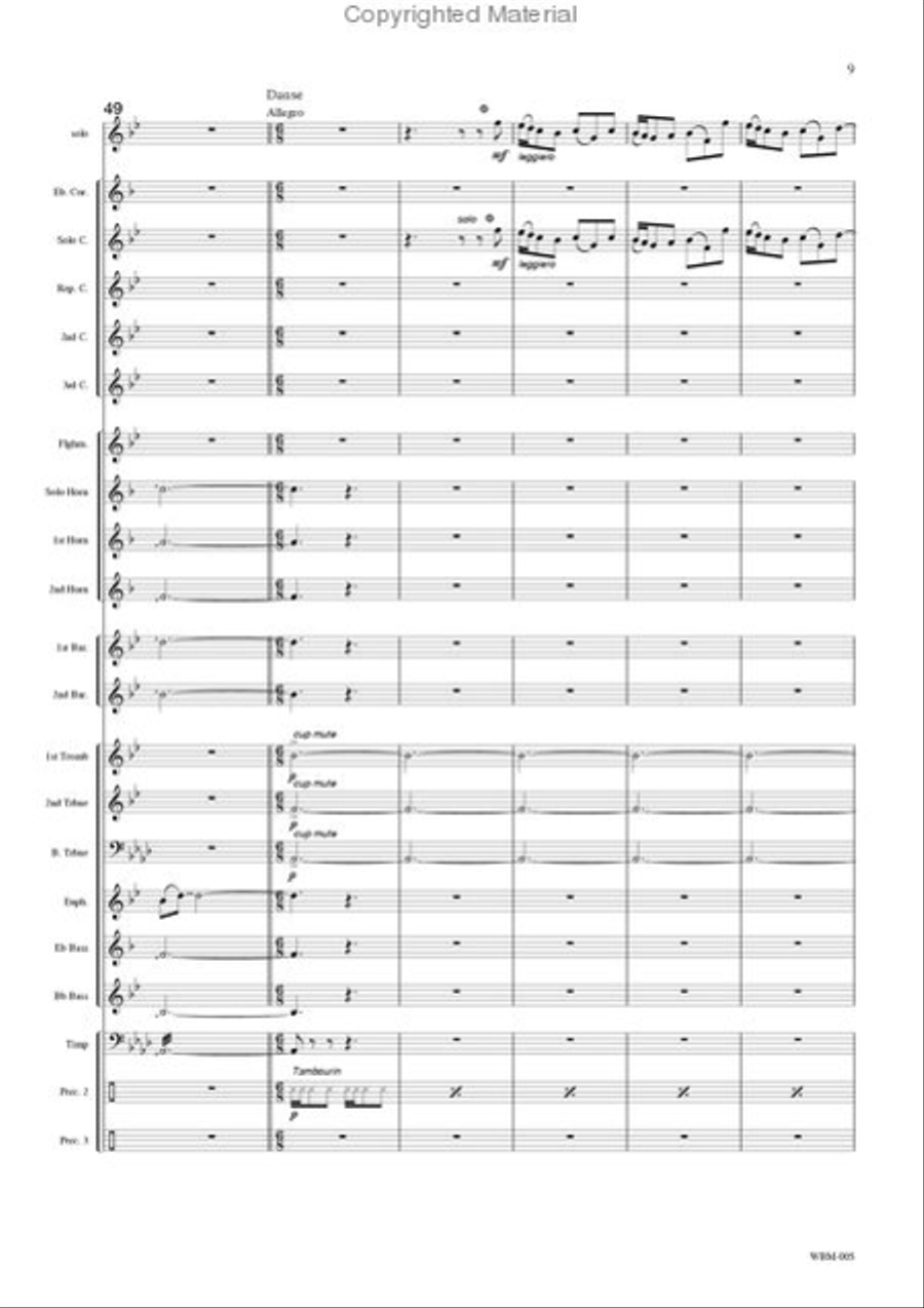 Chant du Berger Chant du Berger Cornet scores gallery preview page 10