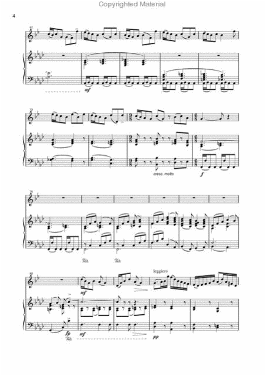Chant du Berger Trumpet Solo scores gallery preview page 5