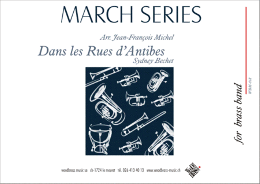 Dans les rues d'Antibes Brass Band scores gallery preview page 1
