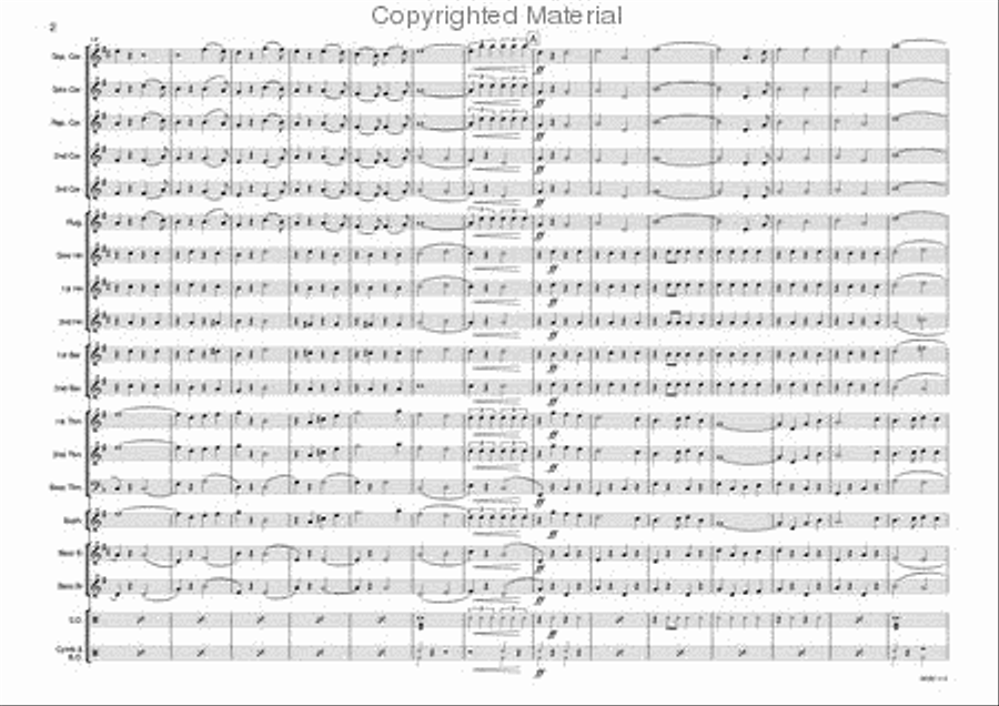 Dans les rues d'Antibes Brass Band scores gallery preview page 3