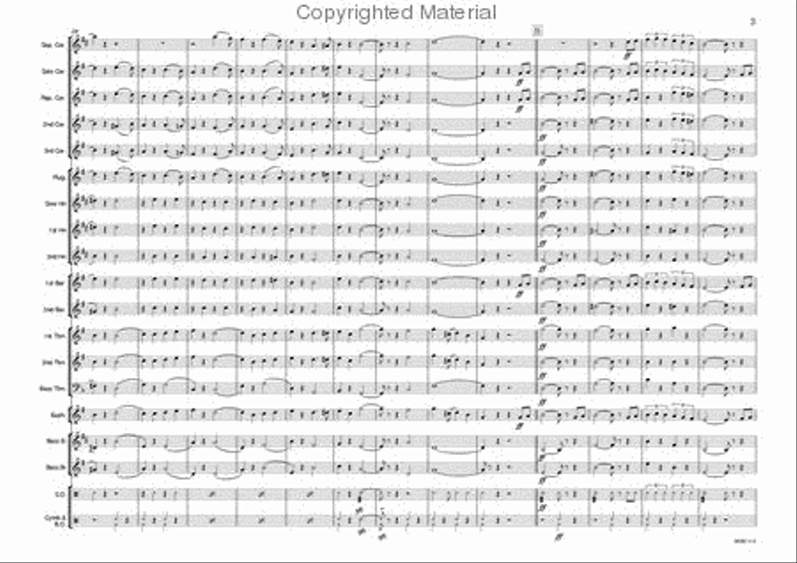 Dans les rues d'Antibes Brass Band scores gallery preview page 4