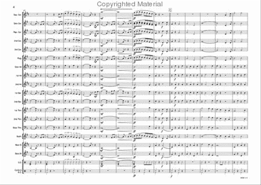 Dans les rues d'Antibes Brass Band scores gallery preview page 5