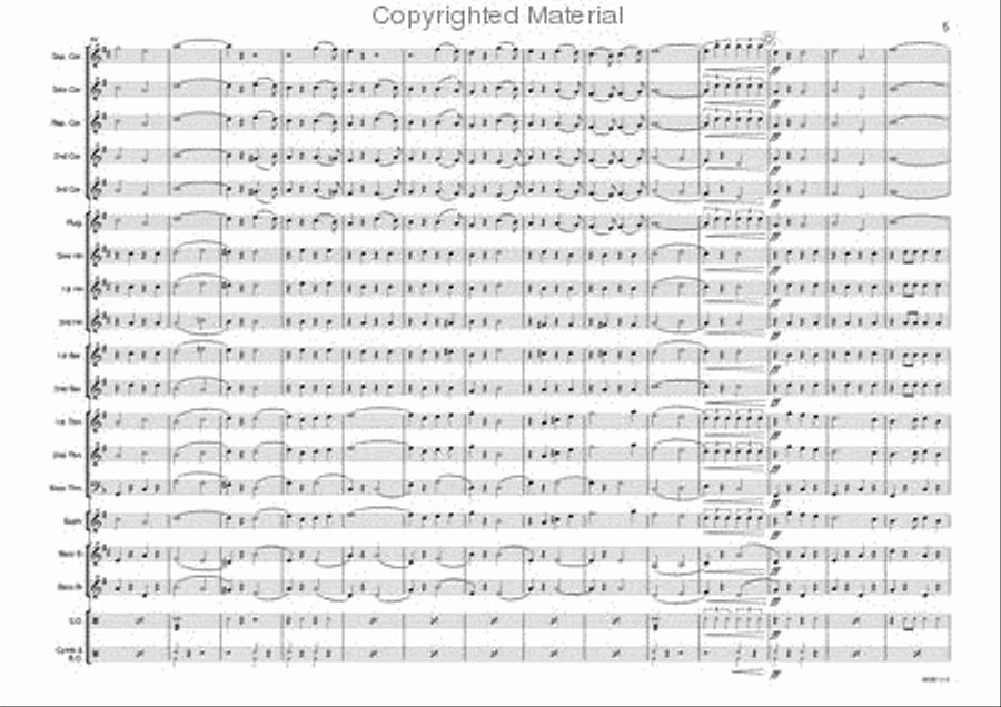 Dans les rues d'Antibes Brass Band scores gallery preview page 6