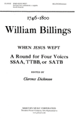When Jesus Wept