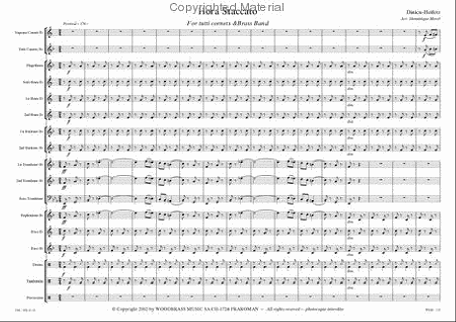 Hora Staccato Hora Staccato Brass Band scores gallery preview page 2