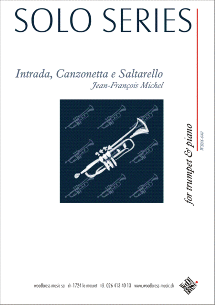Intrada, Canzonetta e Saltarello Trumpet Solo scores gallery preview page 1