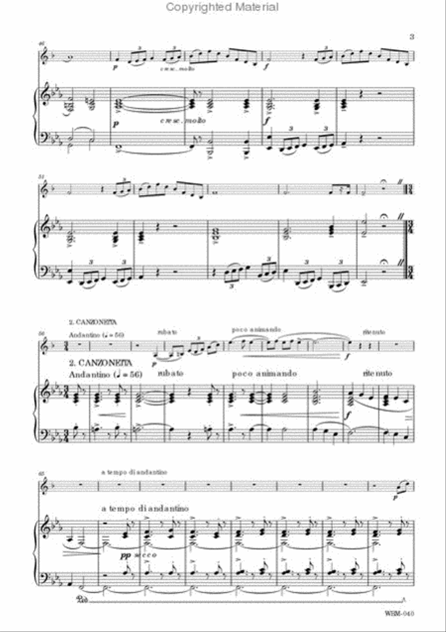 Intrada, Canzonetta e Saltarello Trumpet Solo scores gallery preview page 4