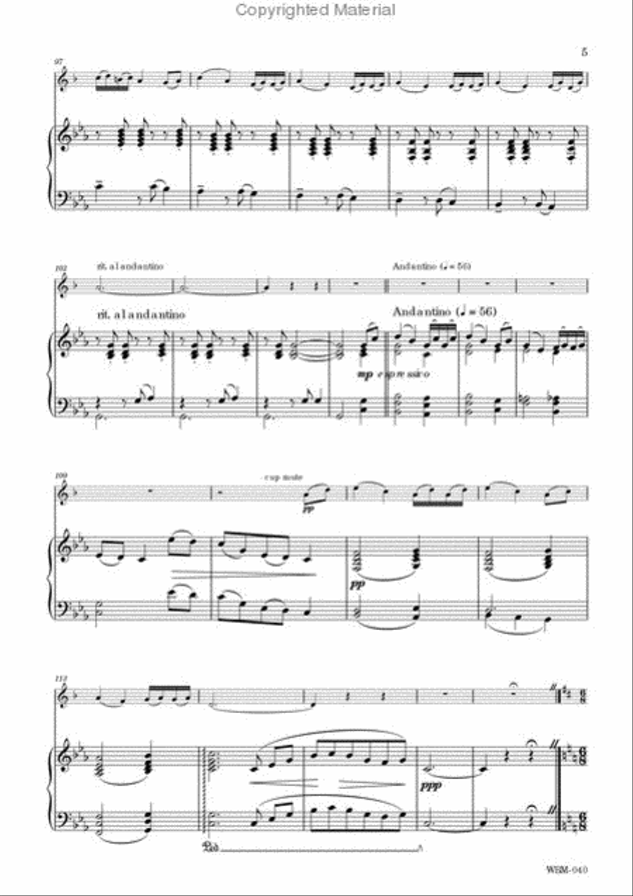 Intrada, Canzonetta e Saltarello Trumpet Solo scores gallery preview page 6