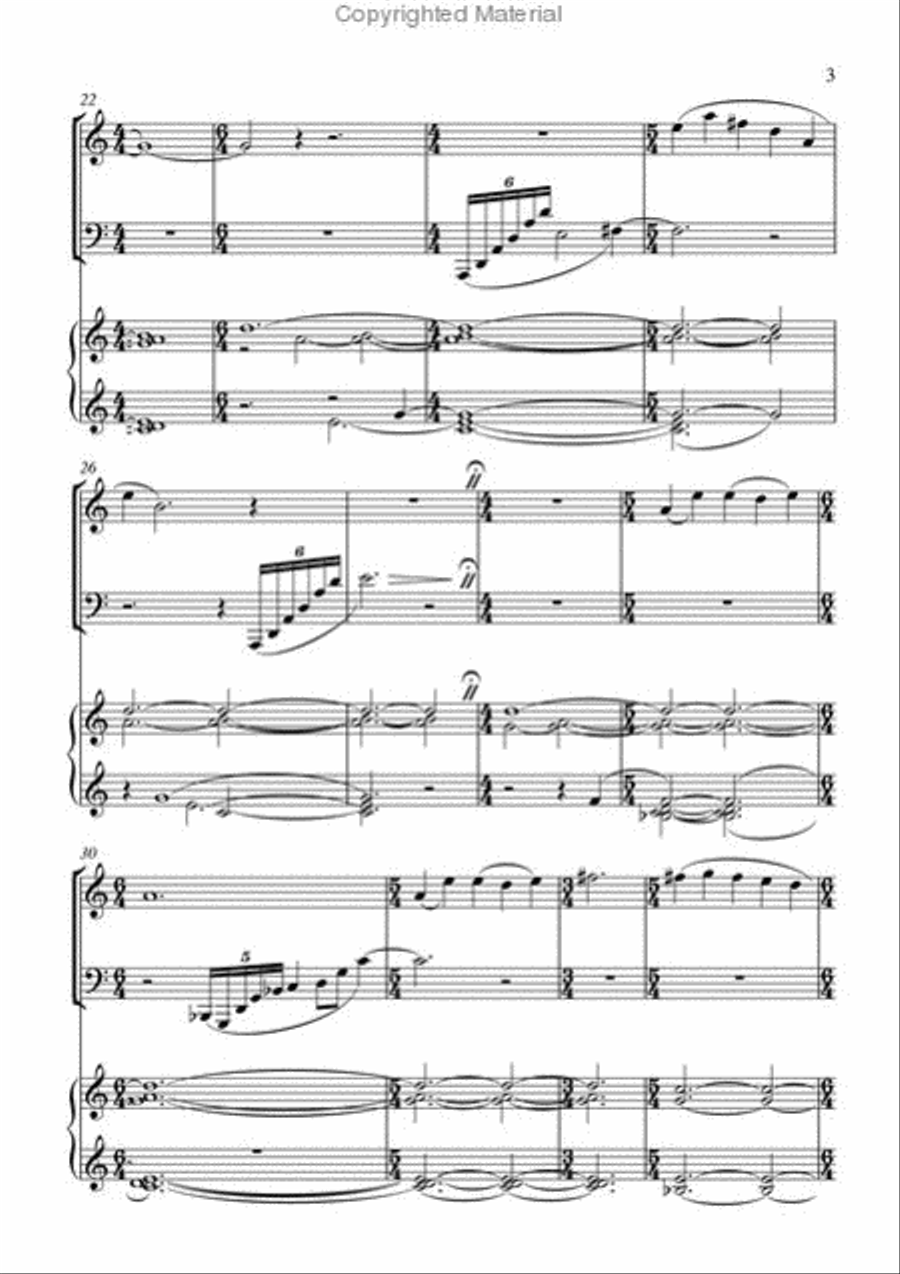 Meditation Trumpet scores gallery preview page 4