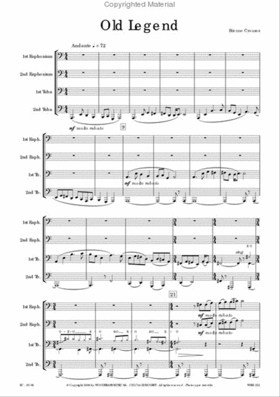 Old Legend Old Legend Tuba scores gallery preview page 2