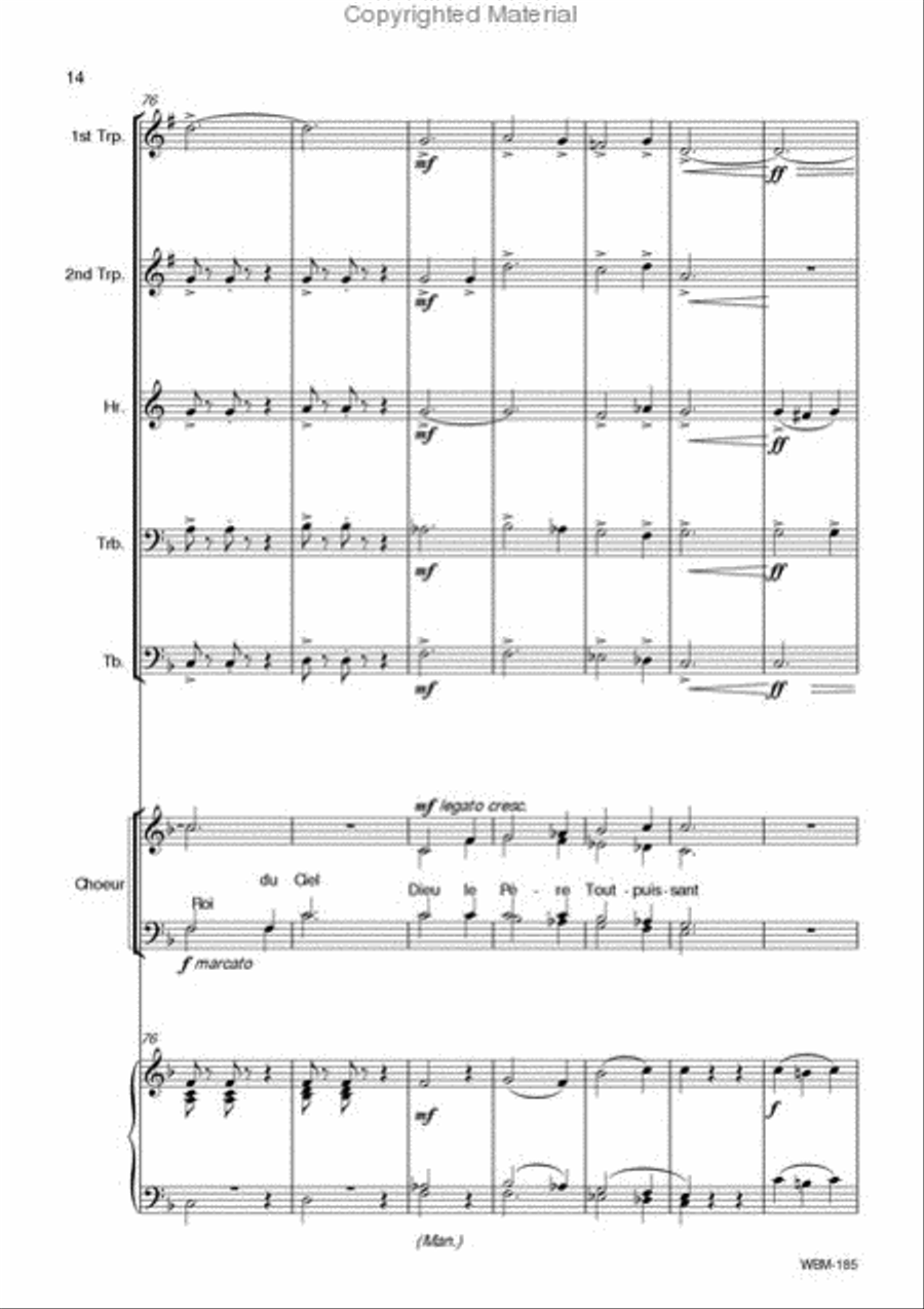 Pezel's Dances Suite Pezel's Dances Suite Brass Quartet scores gallery preview page 13