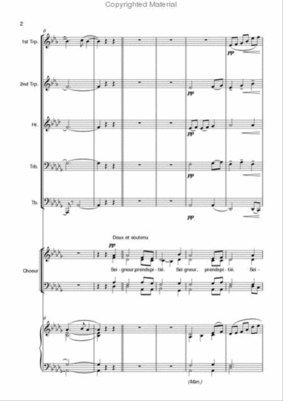 Pezel's Dances Suite Pezel's Dances Suite Brass Quartet scores gallery preview page 3