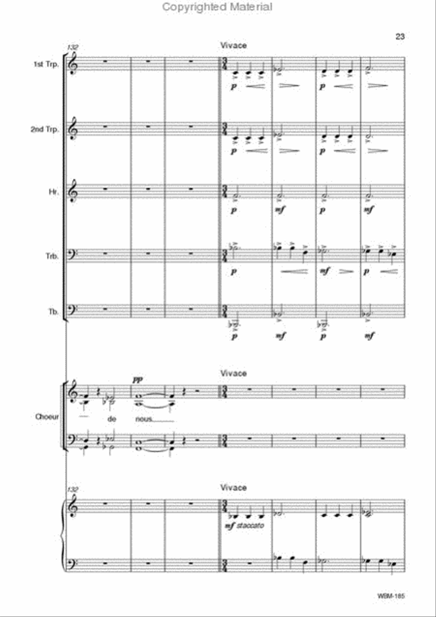 Pezel's Dances Suite Pezel's Dances Suite Brass Quartet scores gallery preview page 22