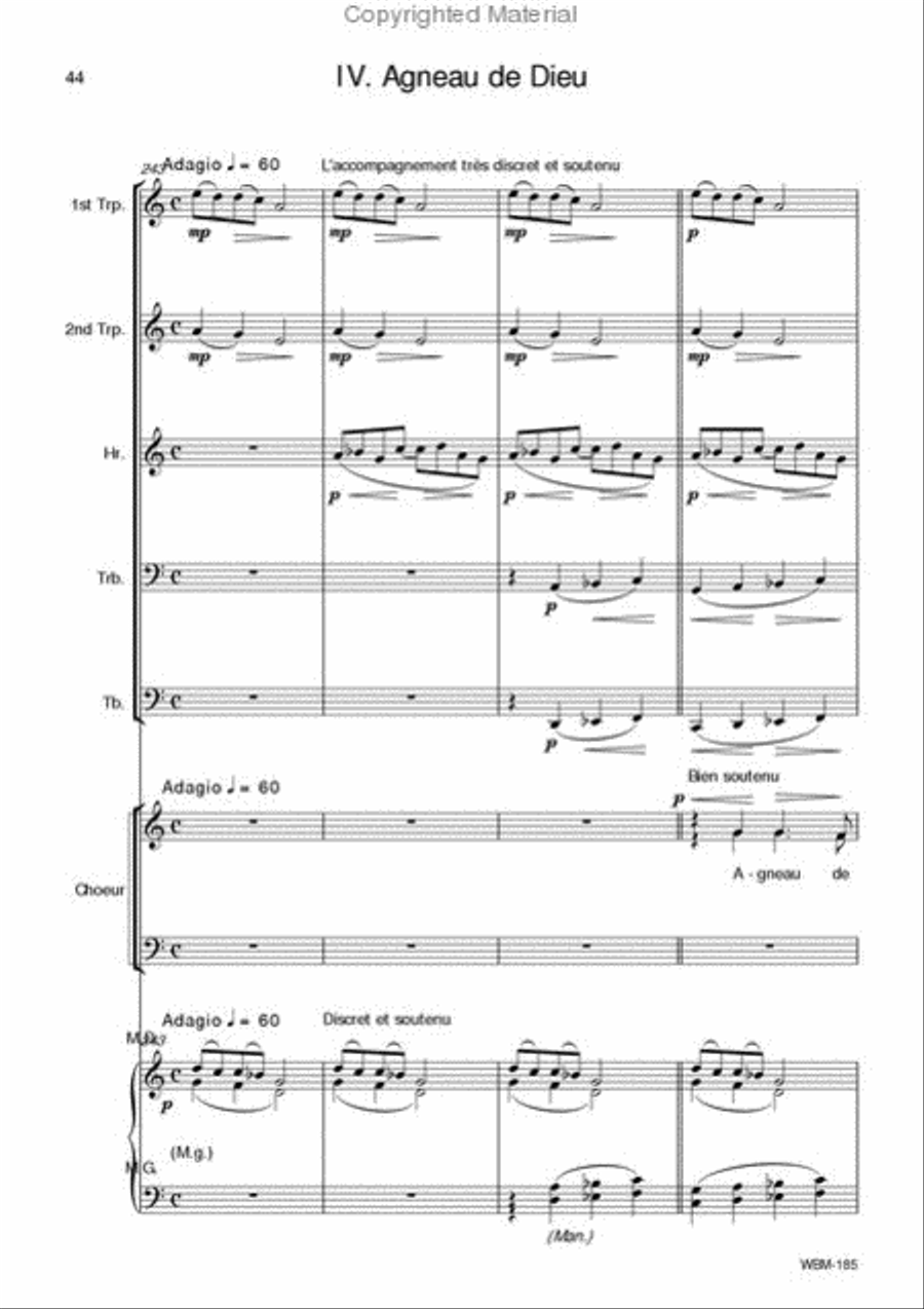 Pezel's Dances Suite Pezel's Dances Suite Brass Quartet scores gallery preview page 32