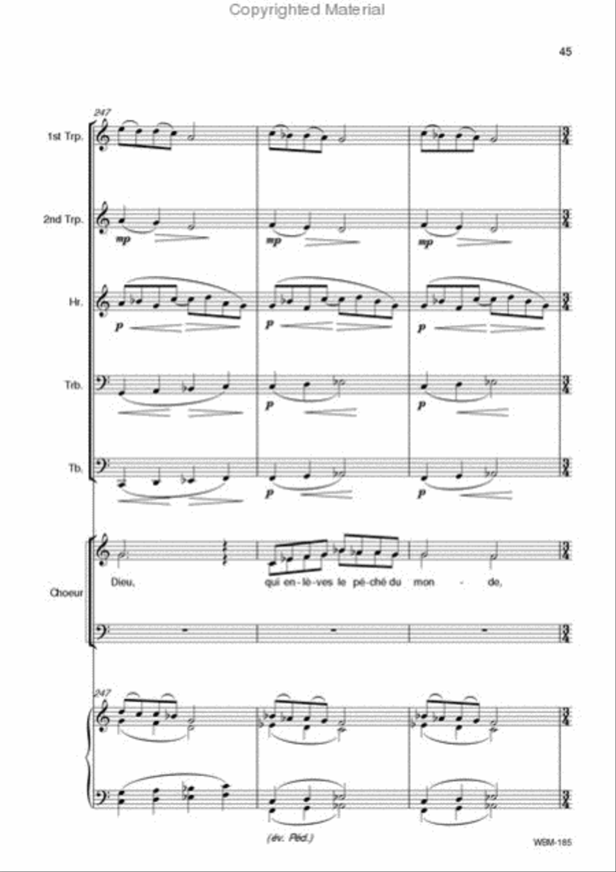 Pezel's Dances Suite Pezel's Dances Suite Brass Quartet scores gallery preview page 33
