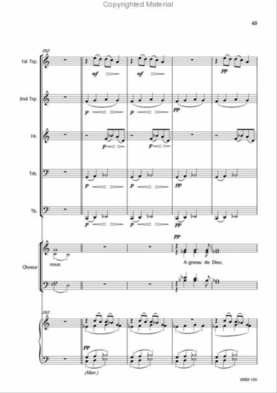 Pezel's Dances Suite Pezel's Dances Suite Brass Quartet scores gallery preview page 37