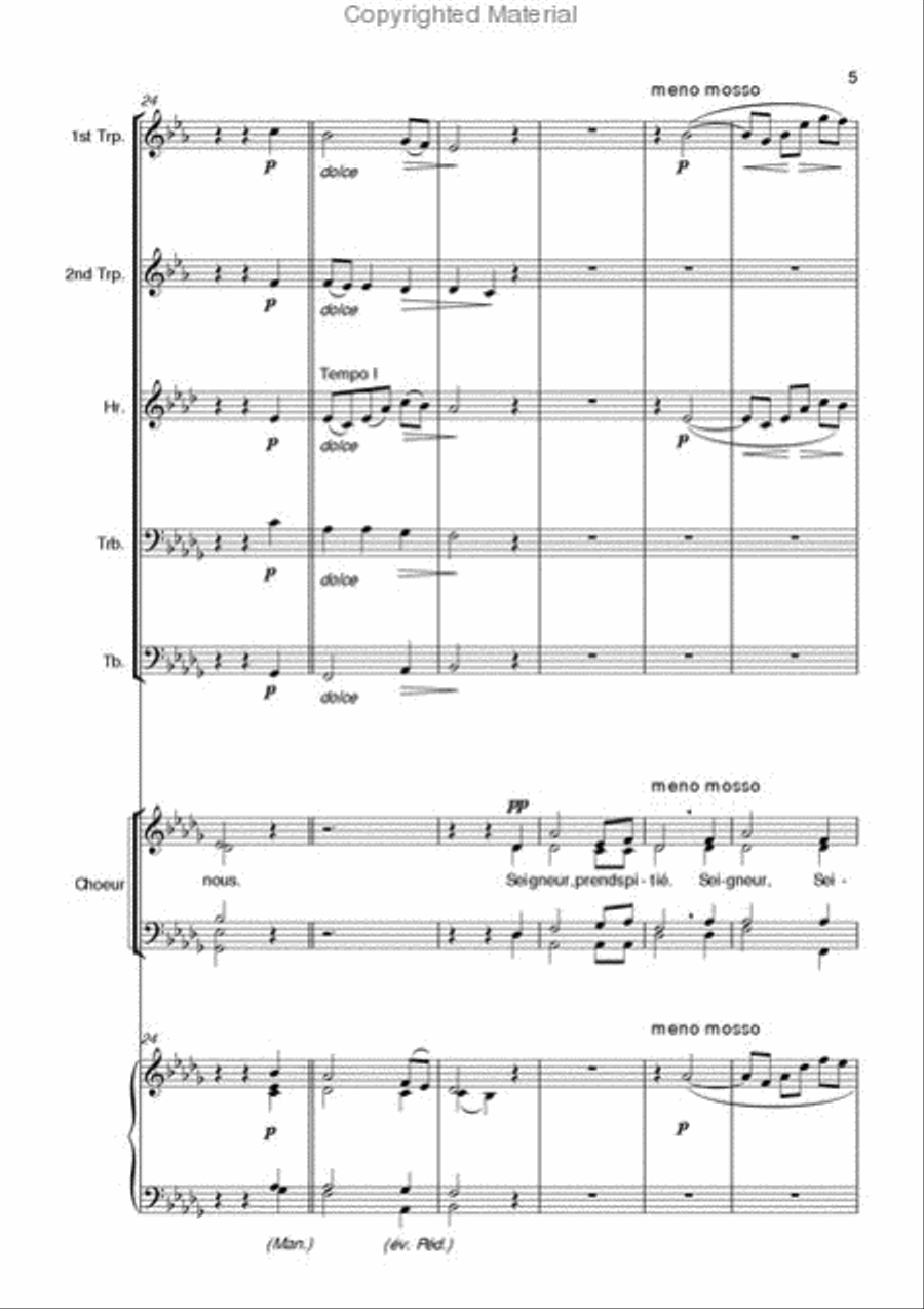 Pezel's Dances Suite Pezel's Dances Suite Brass Quartet scores gallery preview page 6