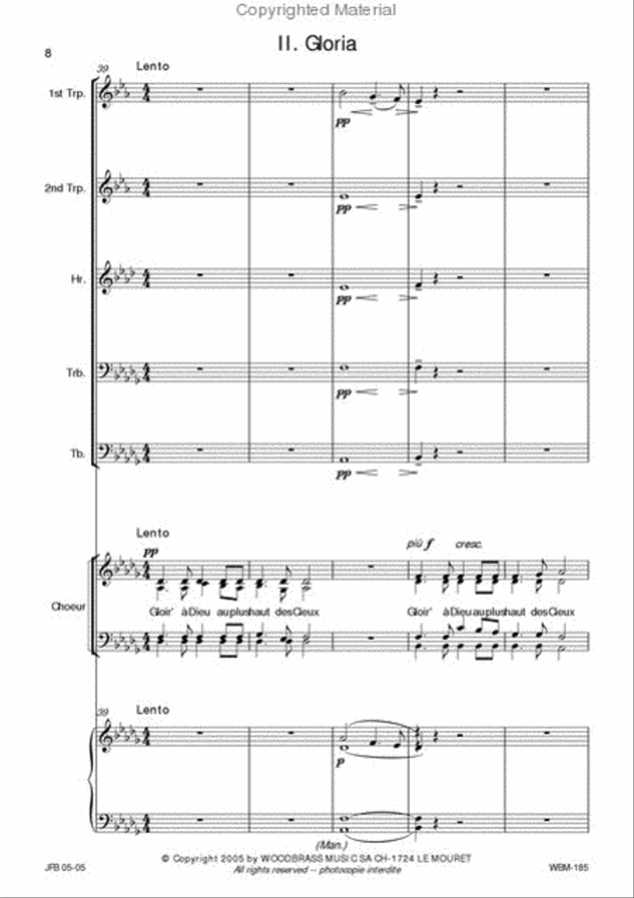 Pezel's Dances Suite Pezel's Dances Suite Brass Quartet scores gallery preview page 7