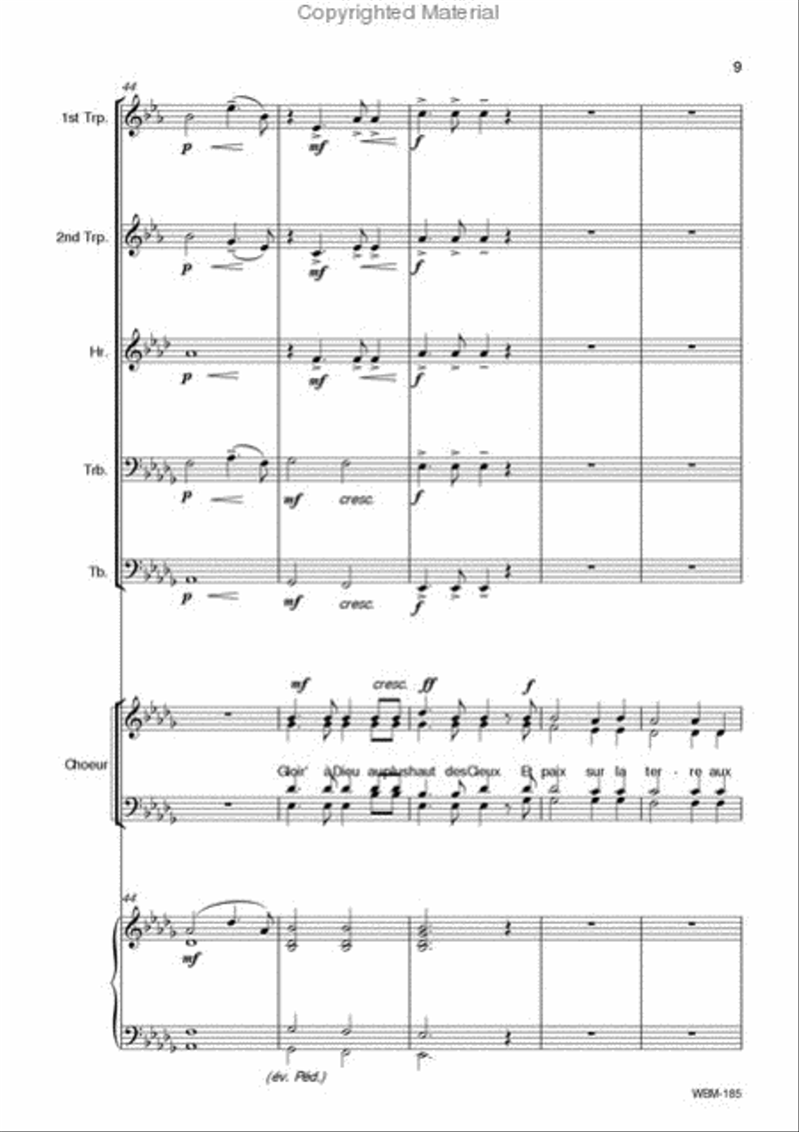Pezel's Dances Suite Pezel's Dances Suite Brass Quartet scores gallery preview page 8