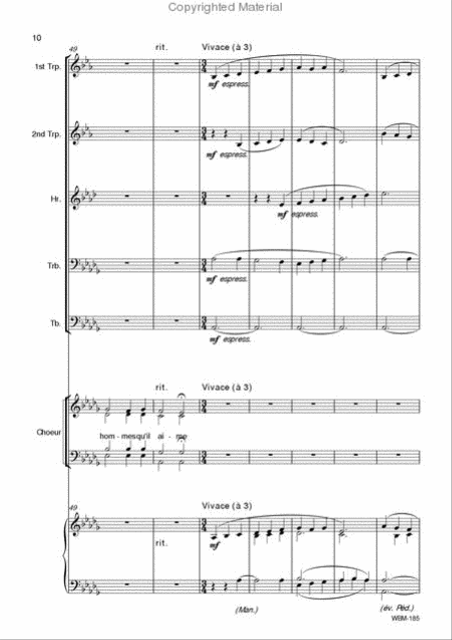 Pezel's Dances Suite Pezel's Dances Suite Brass Quartet scores gallery preview page 9