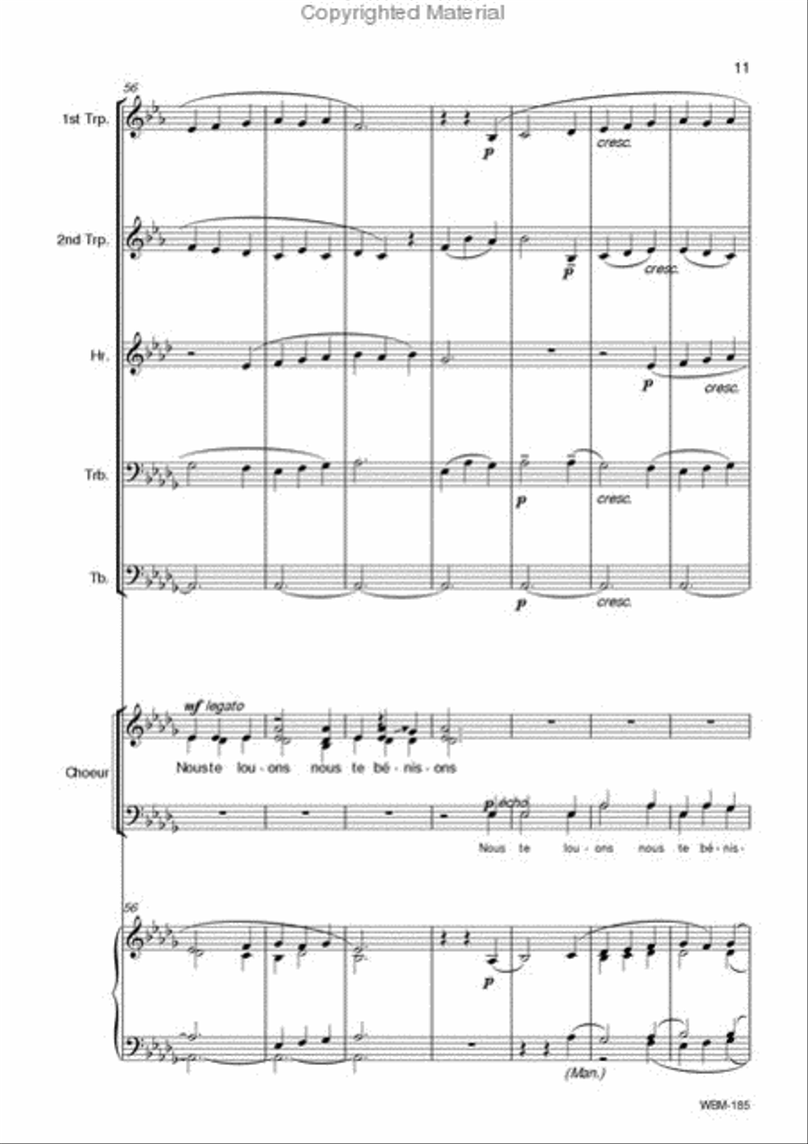 Pezel's Dances Suite Pezel's Dances Suite Brass Quartet scores gallery preview page 10