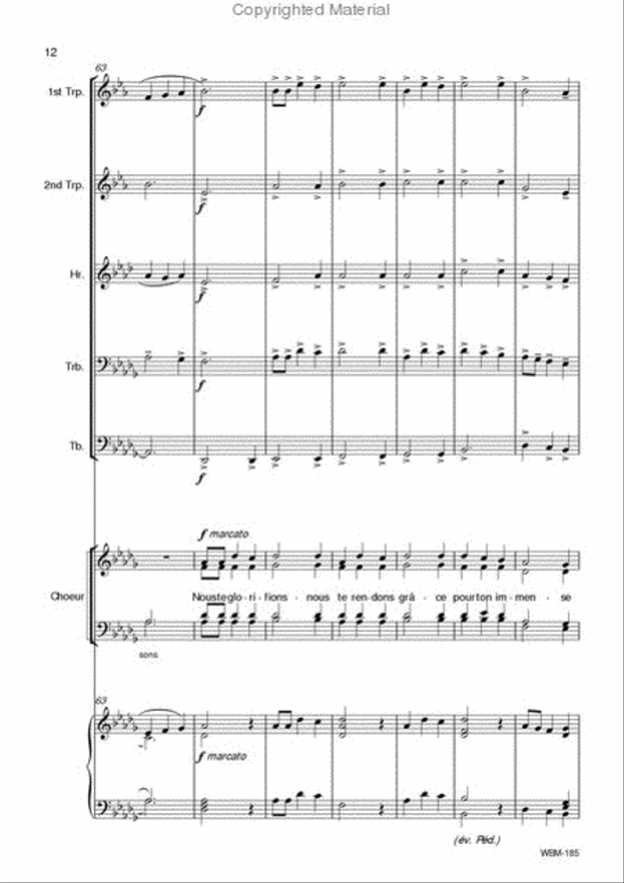Pezel's Dances Suite Pezel's Dances Suite Brass Quartet scores gallery preview page 11