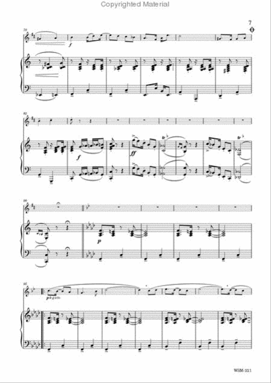 Romance et Petite Danse Latine Trumpet Solo scores gallery preview page 5