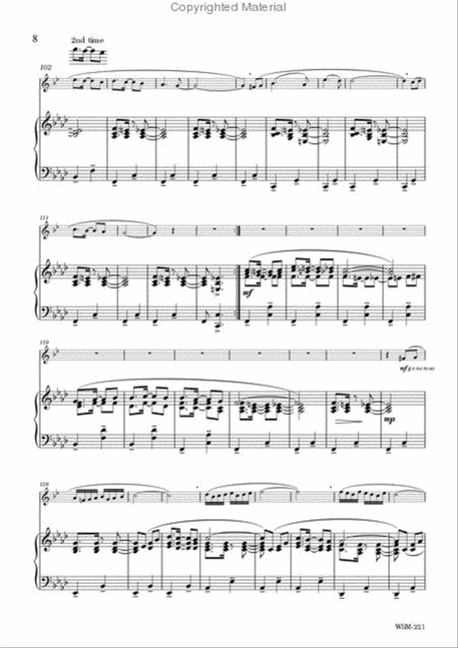 Romance et Petite Danse Latine Trumpet Solo scores gallery preview page 6
