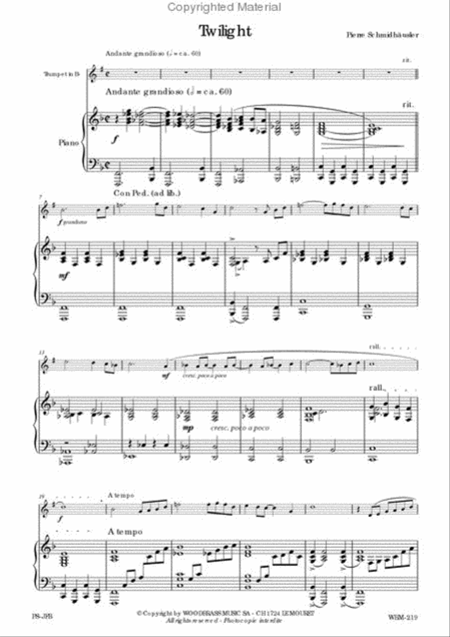 Twilight Twilight Trumpet Solo scores gallery preview page 2