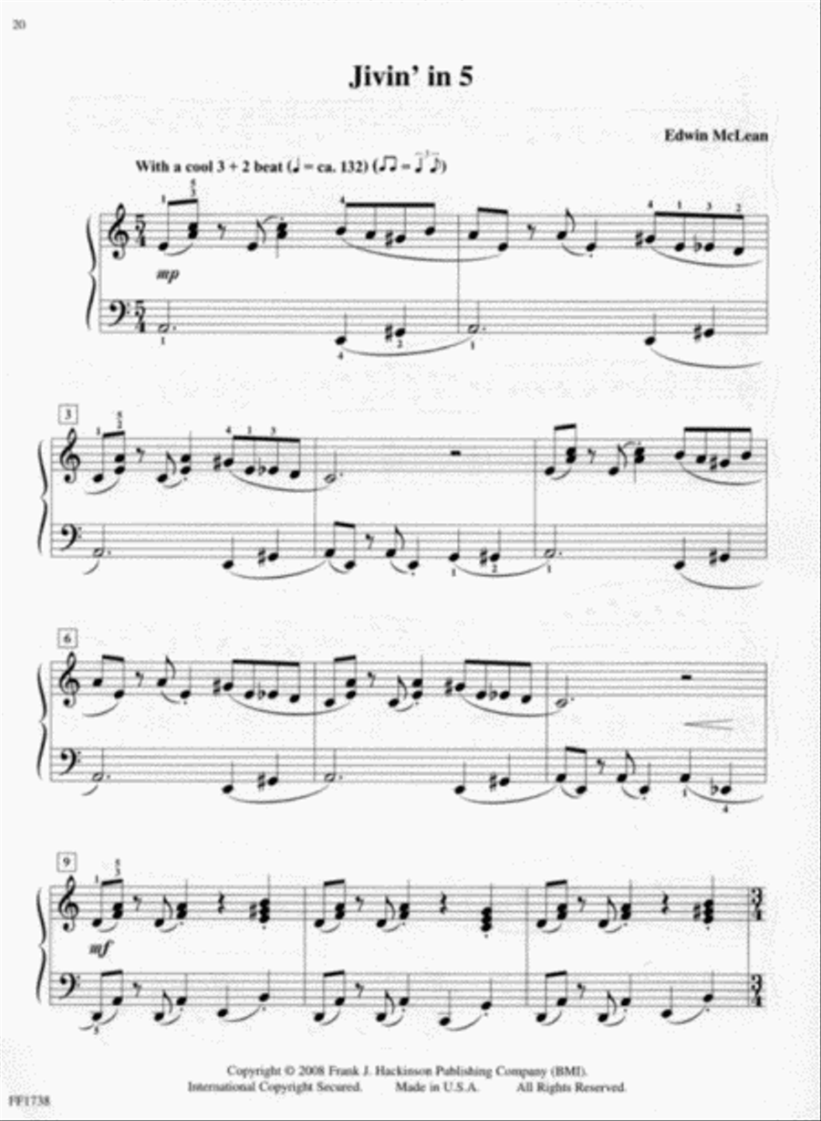 In the Key of Jazz, Book 1 Piano Solo scores gallery preview page 3