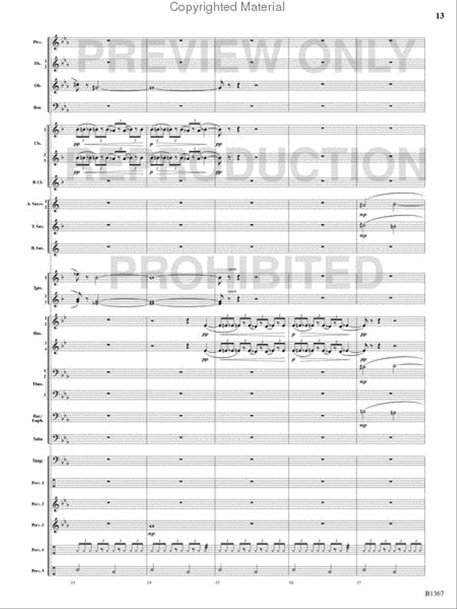 Month of the Cold Moon Month of the Cold Moon Concert Band scores gallery preview page 12