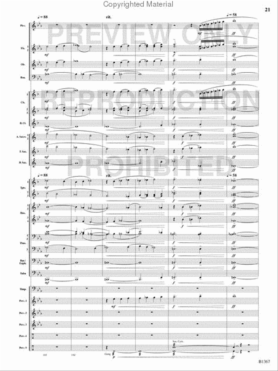 Month of the Cold Moon Month of the Cold Moon Concert Band scores gallery preview page 20