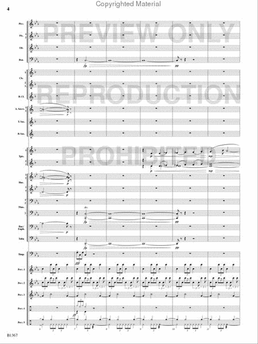 Month of the Cold Moon Month of the Cold Moon Concert Band scores gallery preview page 3