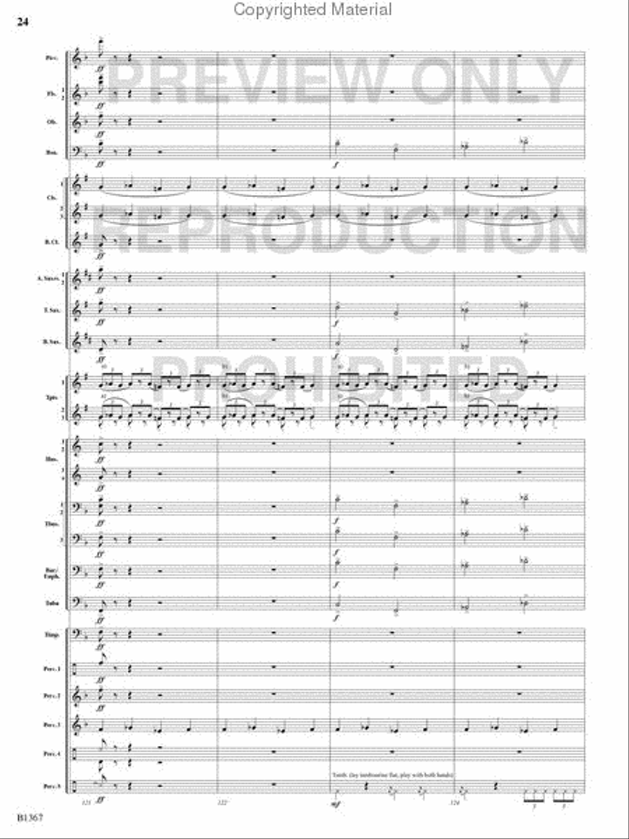 Month of the Cold Moon Month of the Cold Moon Concert Band scores gallery preview page 23