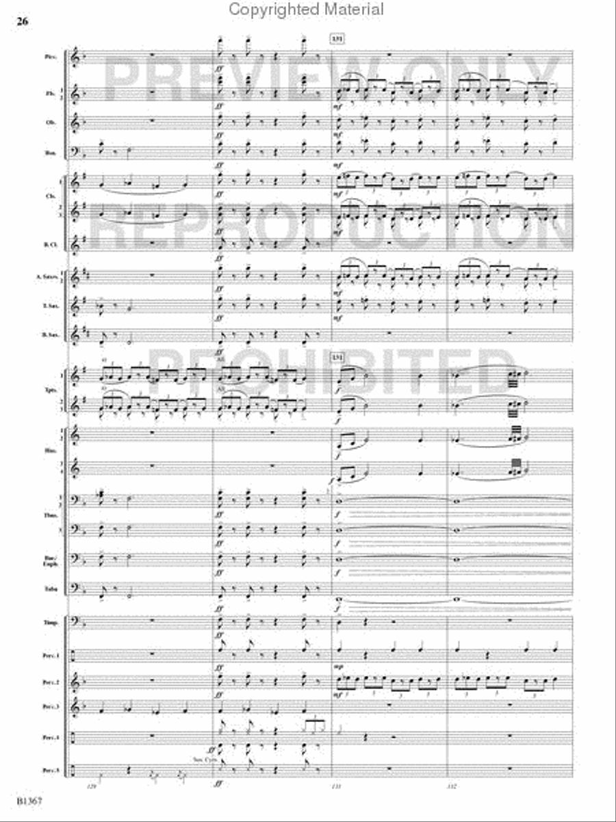 Month of the Cold Moon Month of the Cold Moon Concert Band scores gallery preview page 25