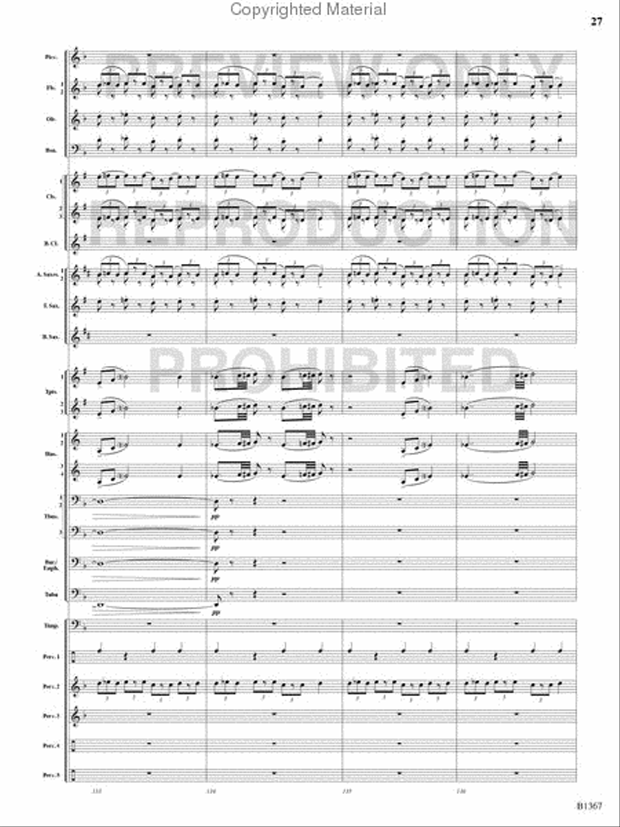 Month of the Cold Moon Month of the Cold Moon Concert Band scores gallery preview page 26