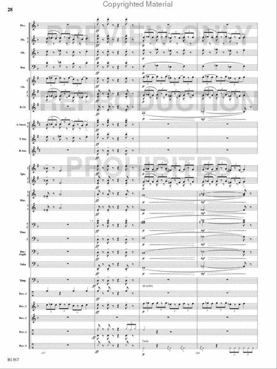 Month of the Cold Moon Month of the Cold Moon Concert Band scores gallery preview page 27