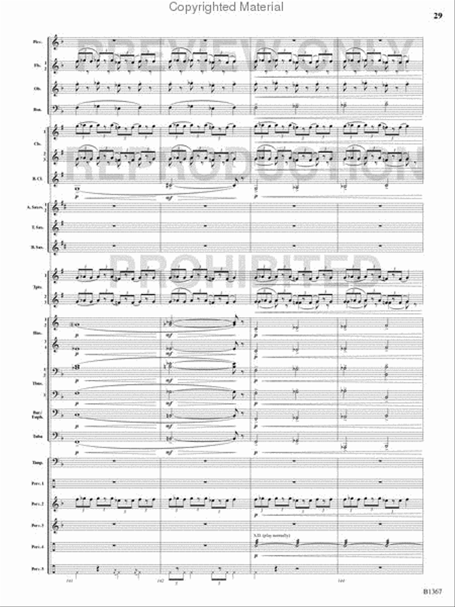 Month of the Cold Moon Month of the Cold Moon Concert Band scores gallery preview page 28