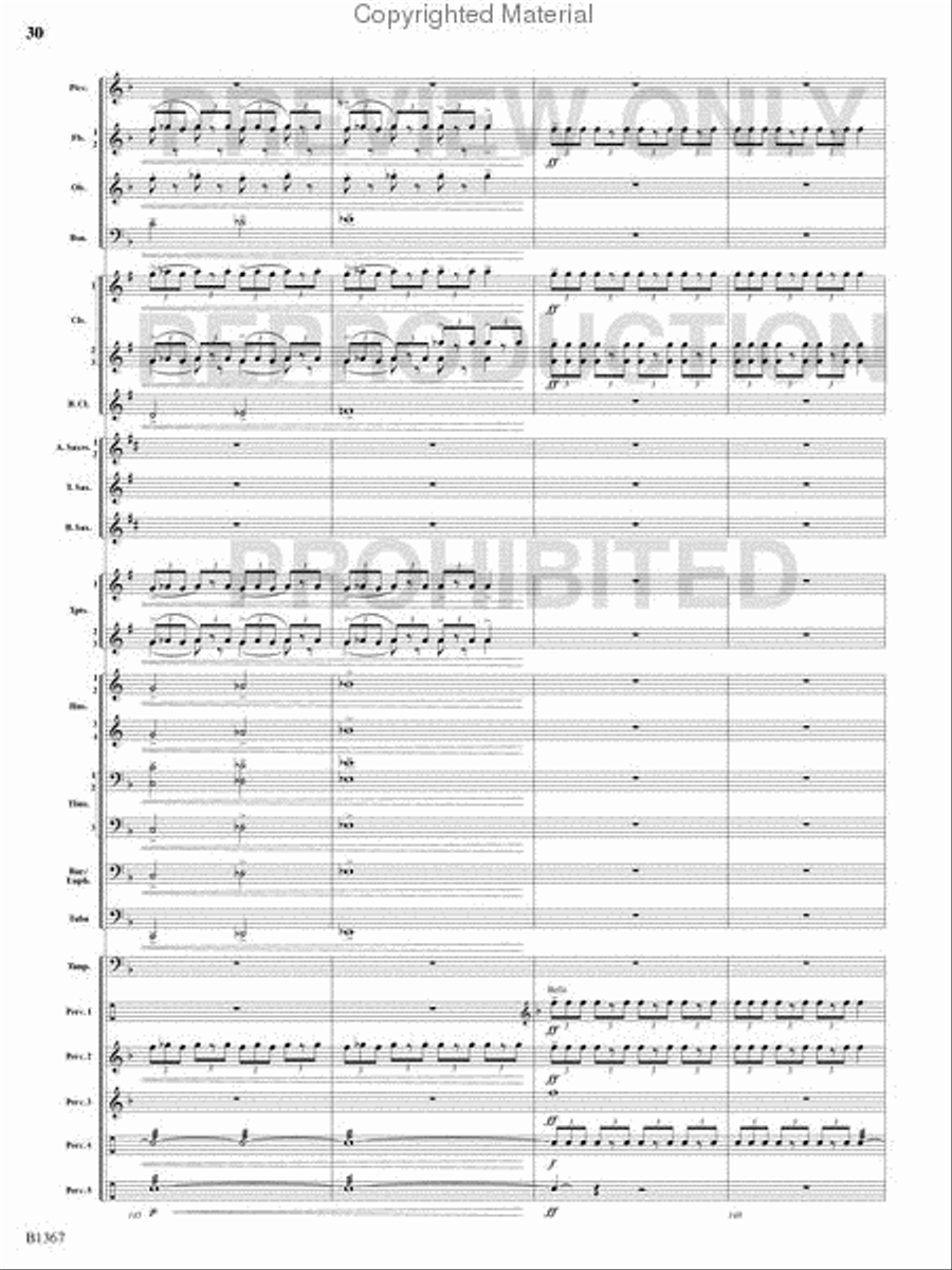 Month of the Cold Moon Month of the Cold Moon Concert Band scores gallery preview page 29