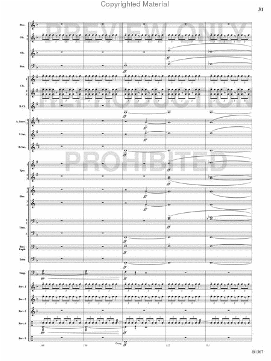 Month of the Cold Moon Month of the Cold Moon Concert Band scores gallery preview page 30