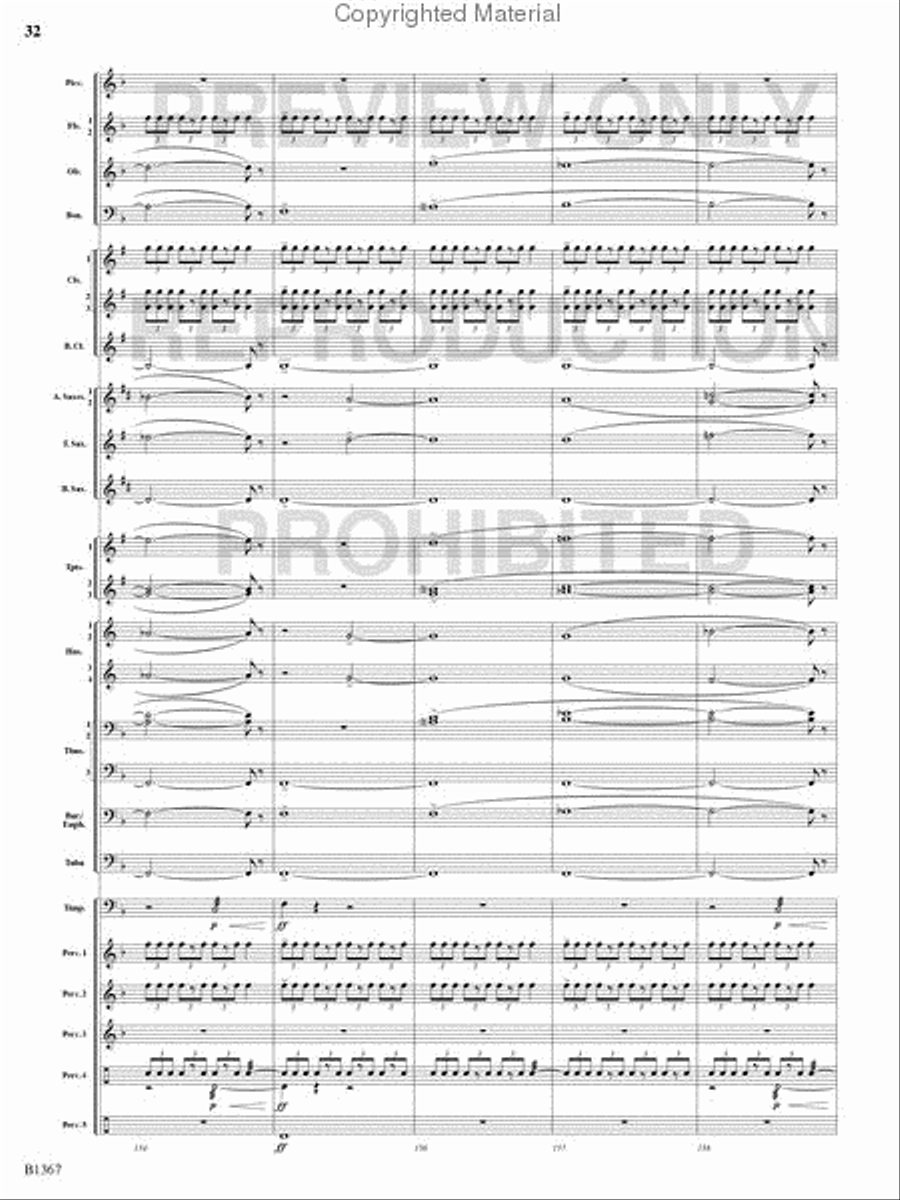Month of the Cold Moon Month of the Cold Moon Concert Band scores gallery preview page 31