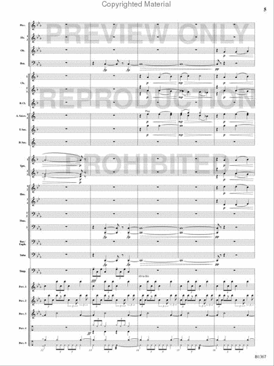 Month of the Cold Moon Month of the Cold Moon Concert Band scores gallery preview page 4