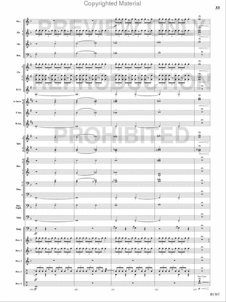 Month of the Cold Moon Month of the Cold Moon Concert Band scores gallery preview page 32