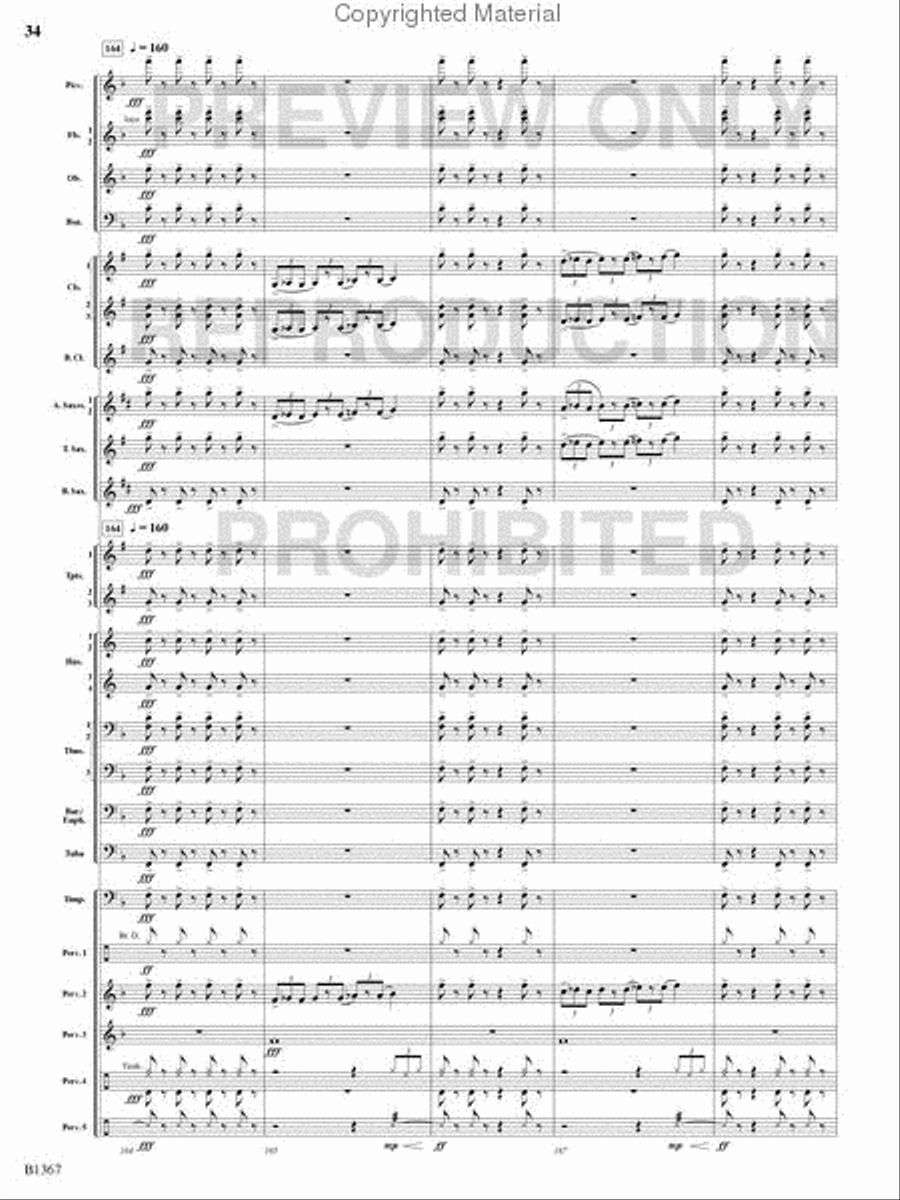 Month of the Cold Moon Month of the Cold Moon Concert Band scores gallery preview page 33