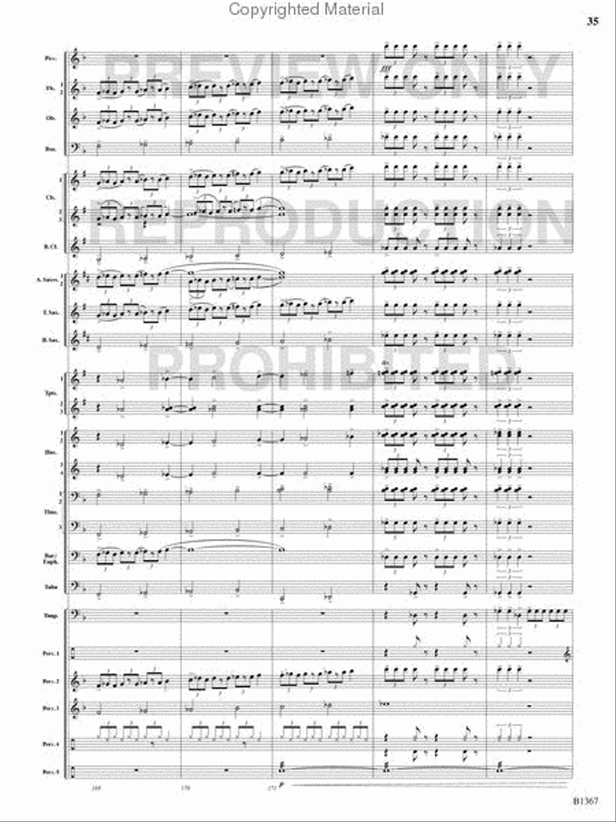 Month of the Cold Moon Month of the Cold Moon Concert Band scores gallery preview page 34